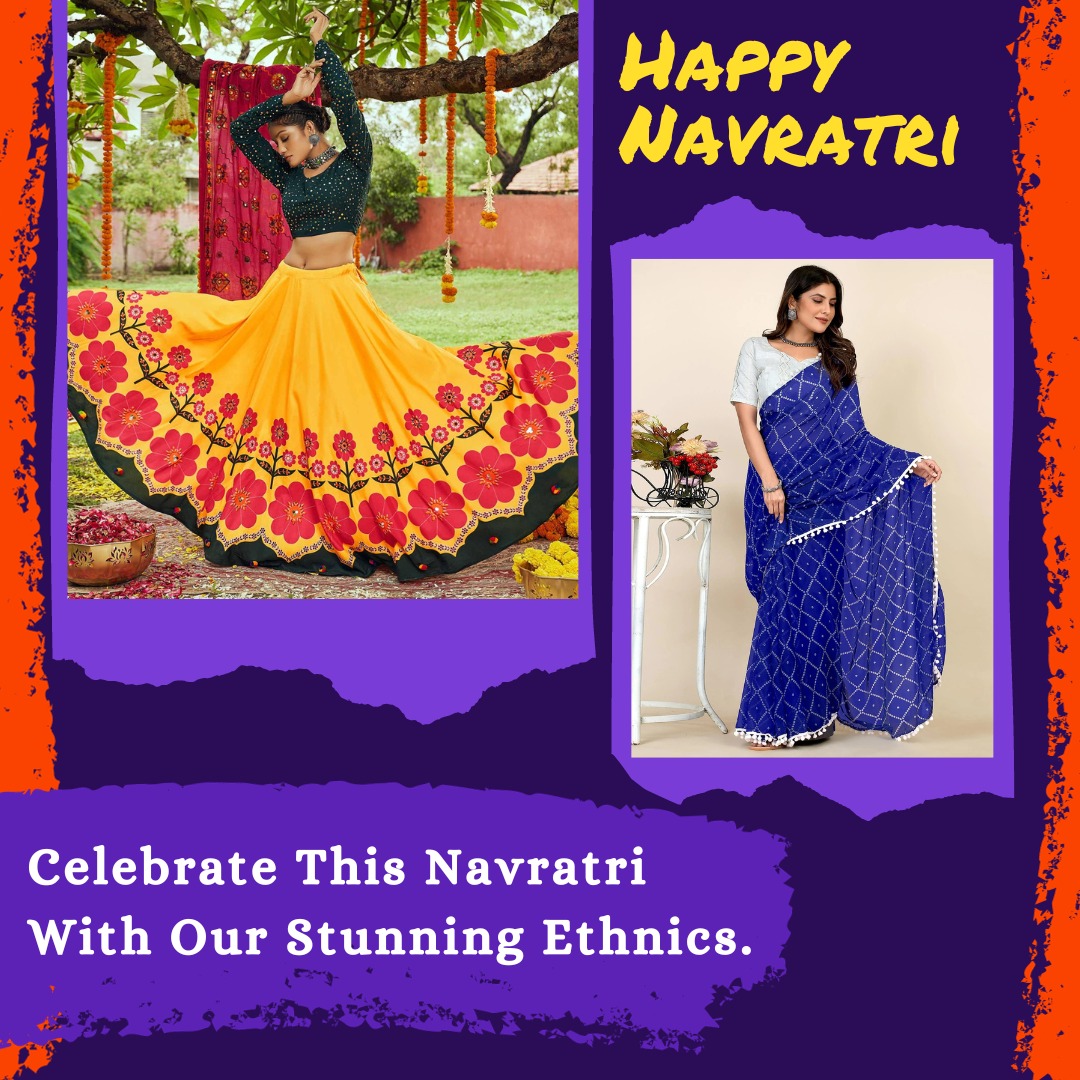 Celebrate This Navratri With Our Stunning Ethnics