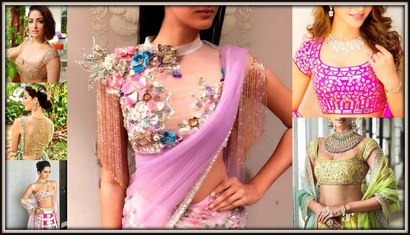 latest blouse designs front and back