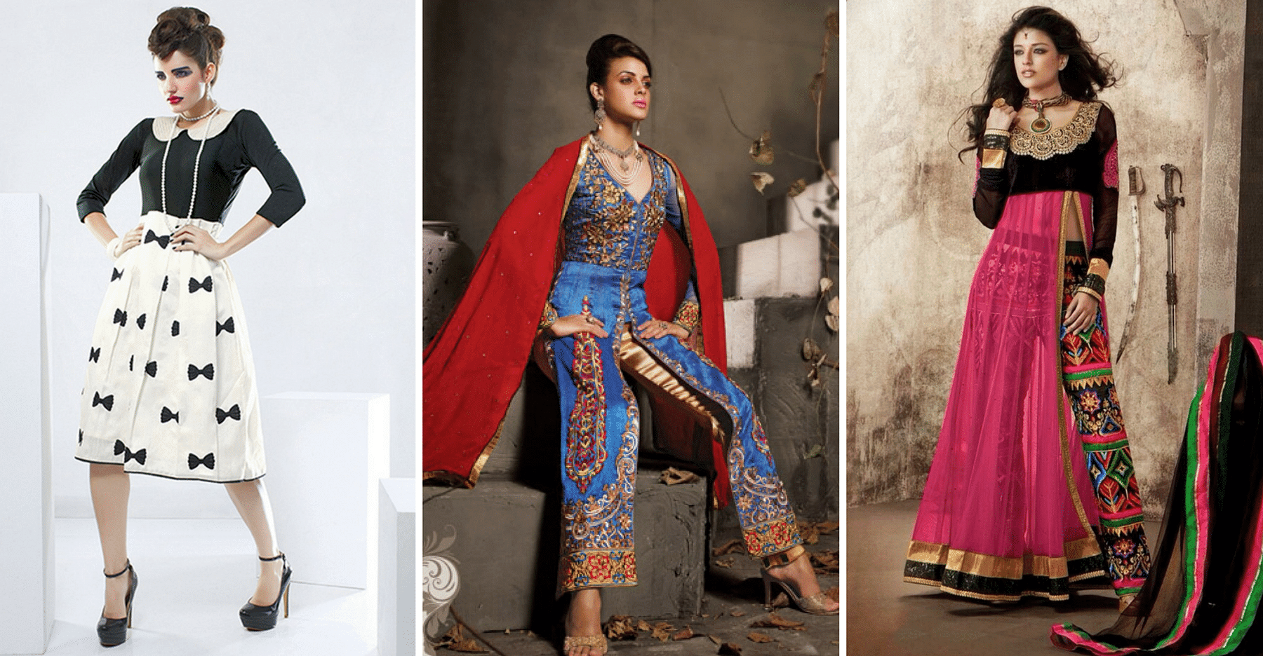 Traditional and 2025 western dress