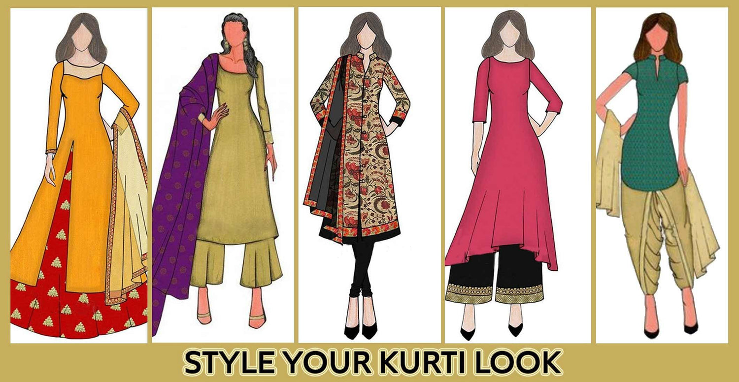 STYLE HACKS TO LOOK SLIM IN KURTIS