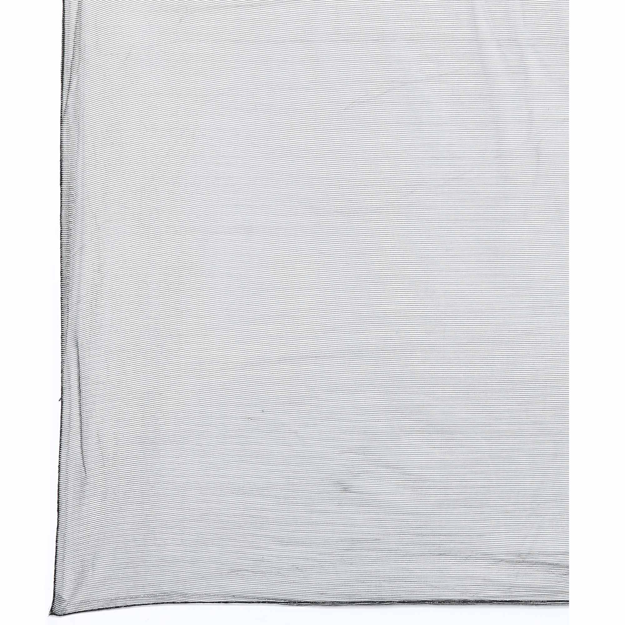 Black Solid Lycra Crush Saree