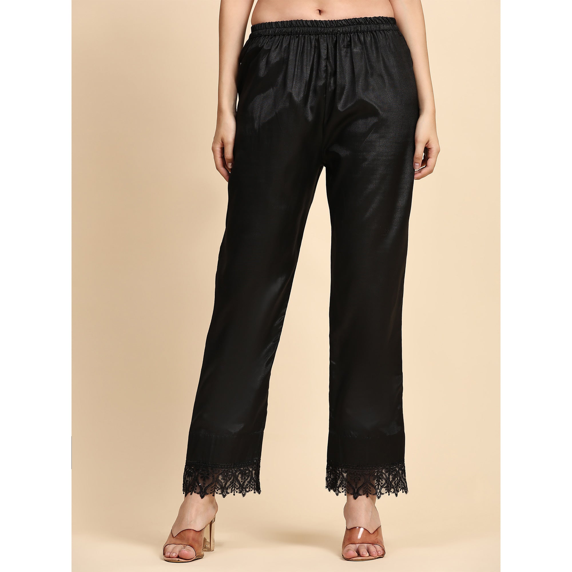 Black & Blue Floral Embroidered Georgette Semi Stitched Pakistani Suit