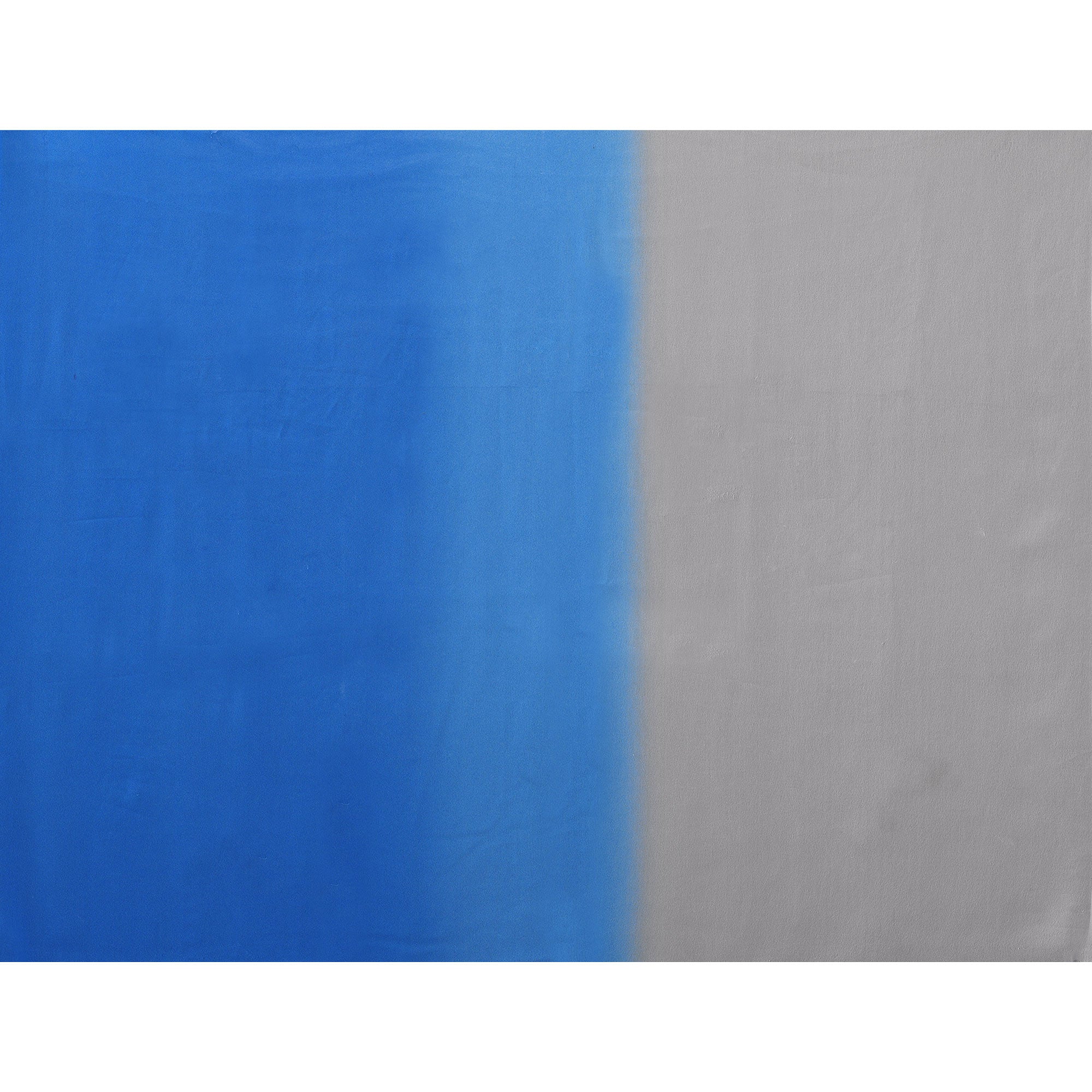 Blue & Grey Ombre Printed Georgette Ready To Wear Saree