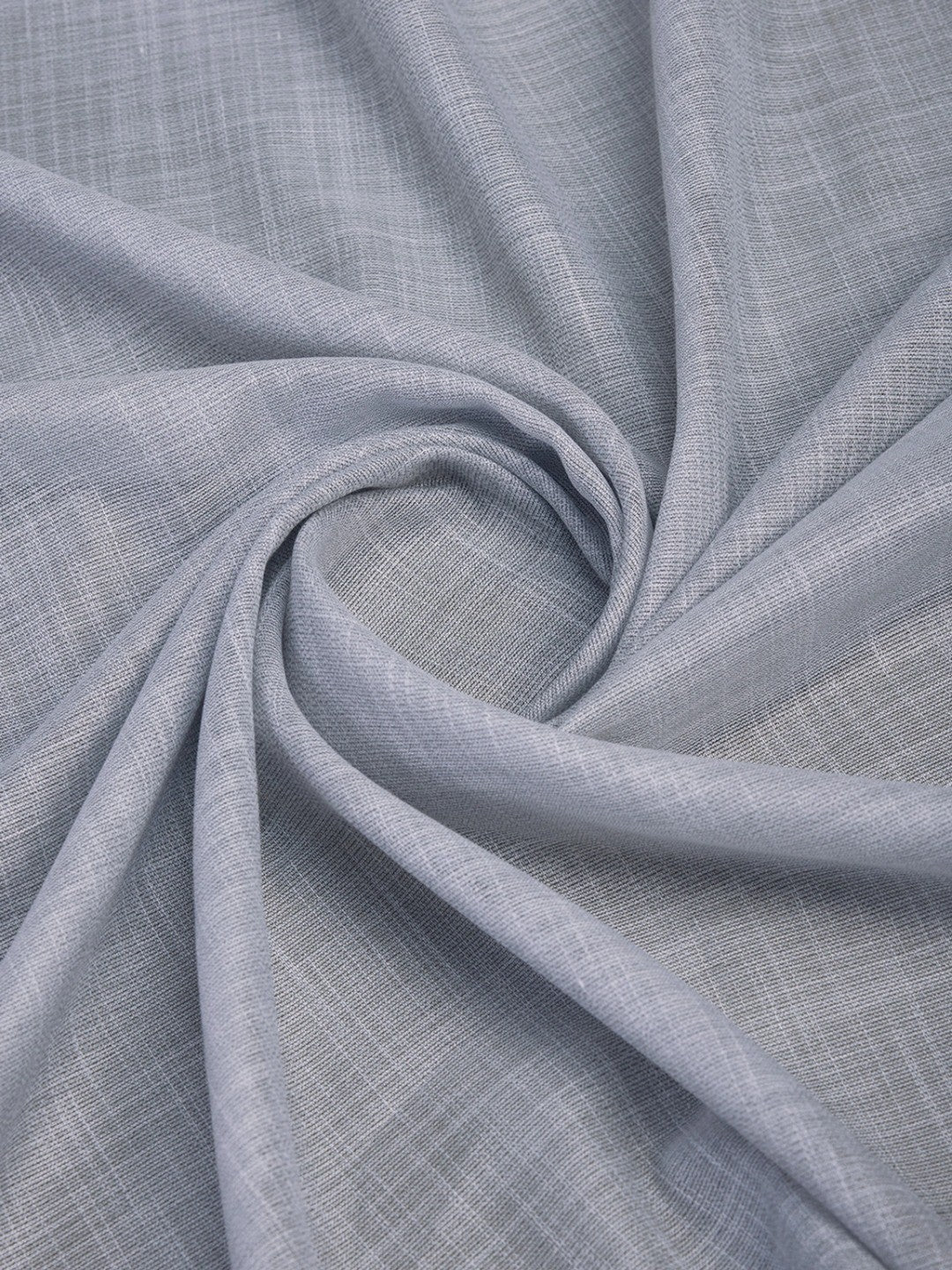 Sophisticated Grey Linen Saree Featuring Intricate Zari Weaving & Tassel Accents - Image 2