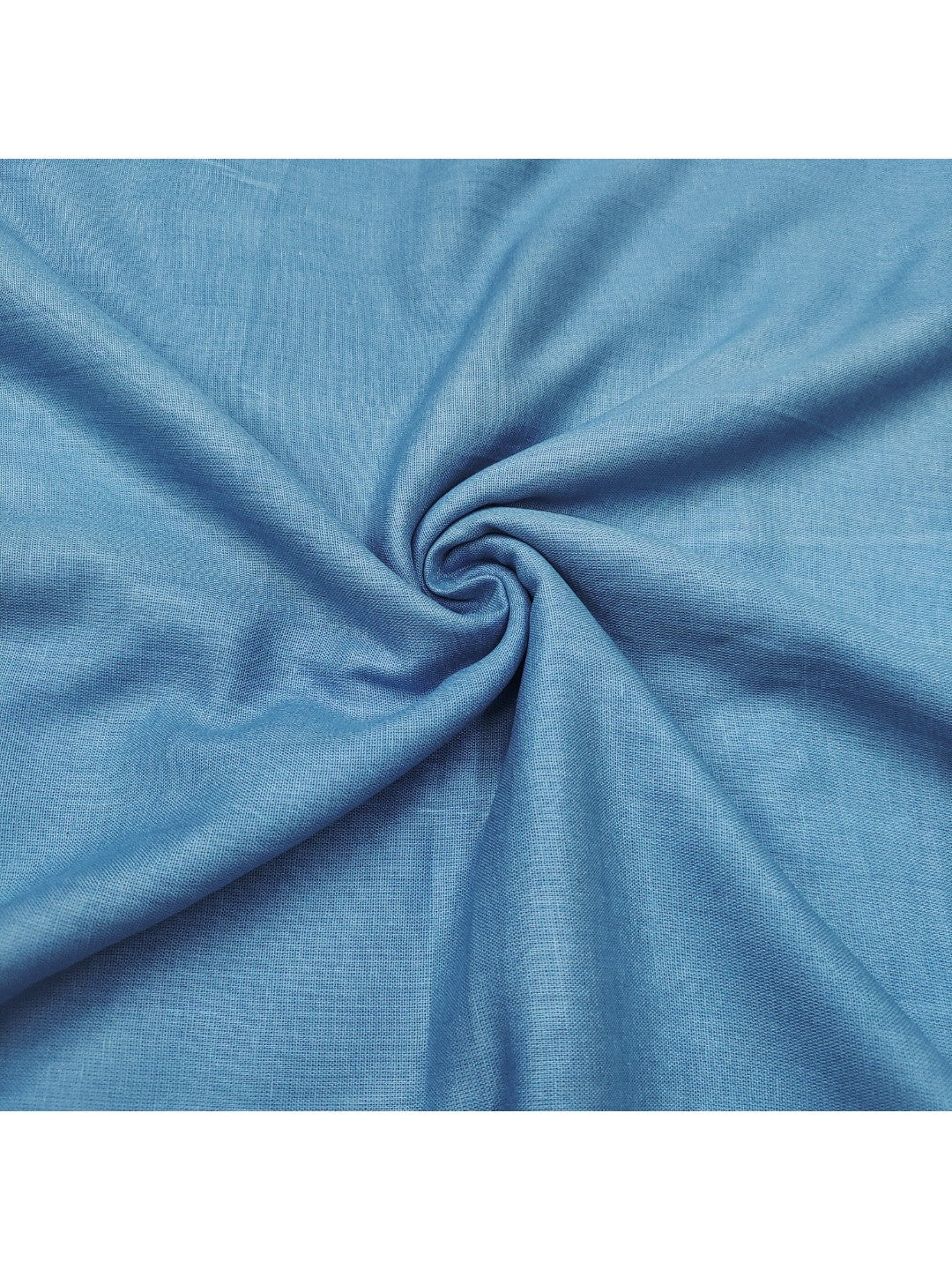 Traditional Blue Linen Floral Print Dress Material with Dupatta with Graceful Feminine Appeal - Image 3