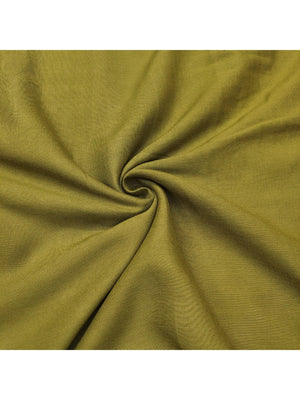 Elegant Beige & Green Linen Dress Material with Floral Printed Dupatta - Image 2
