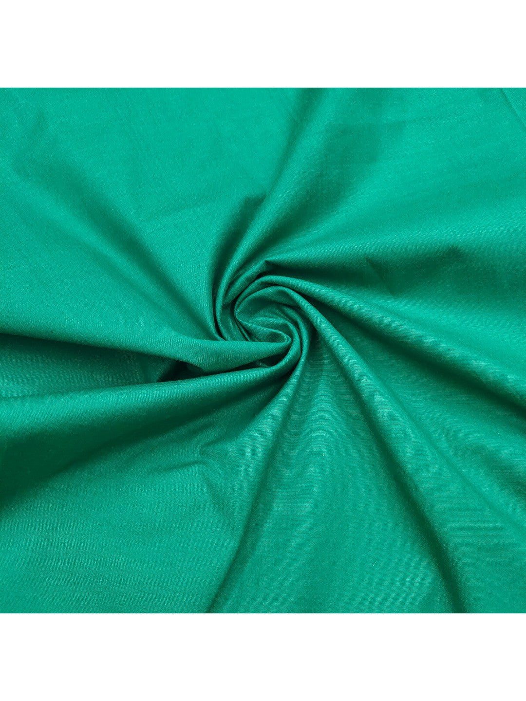 Elegant Rama Green Bandhani Print Pure Cotton Dress Material with Dupatta - Image 3