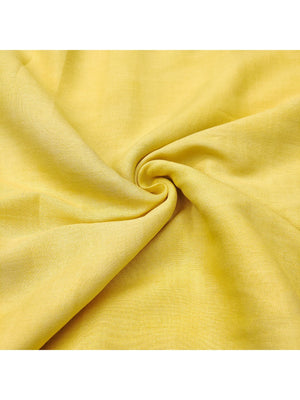 Yellow Floral Chanderi Silk Dress Material with Gold Embellishments - Image 2