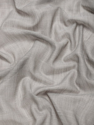 Grey Linen Saree with Subtle Zari Detailing Lightweight Occasion Wear - Image 2