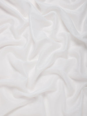 White Linen Saree with Subtle Zari Detailing Lightweight Occasion Wear - Image 2