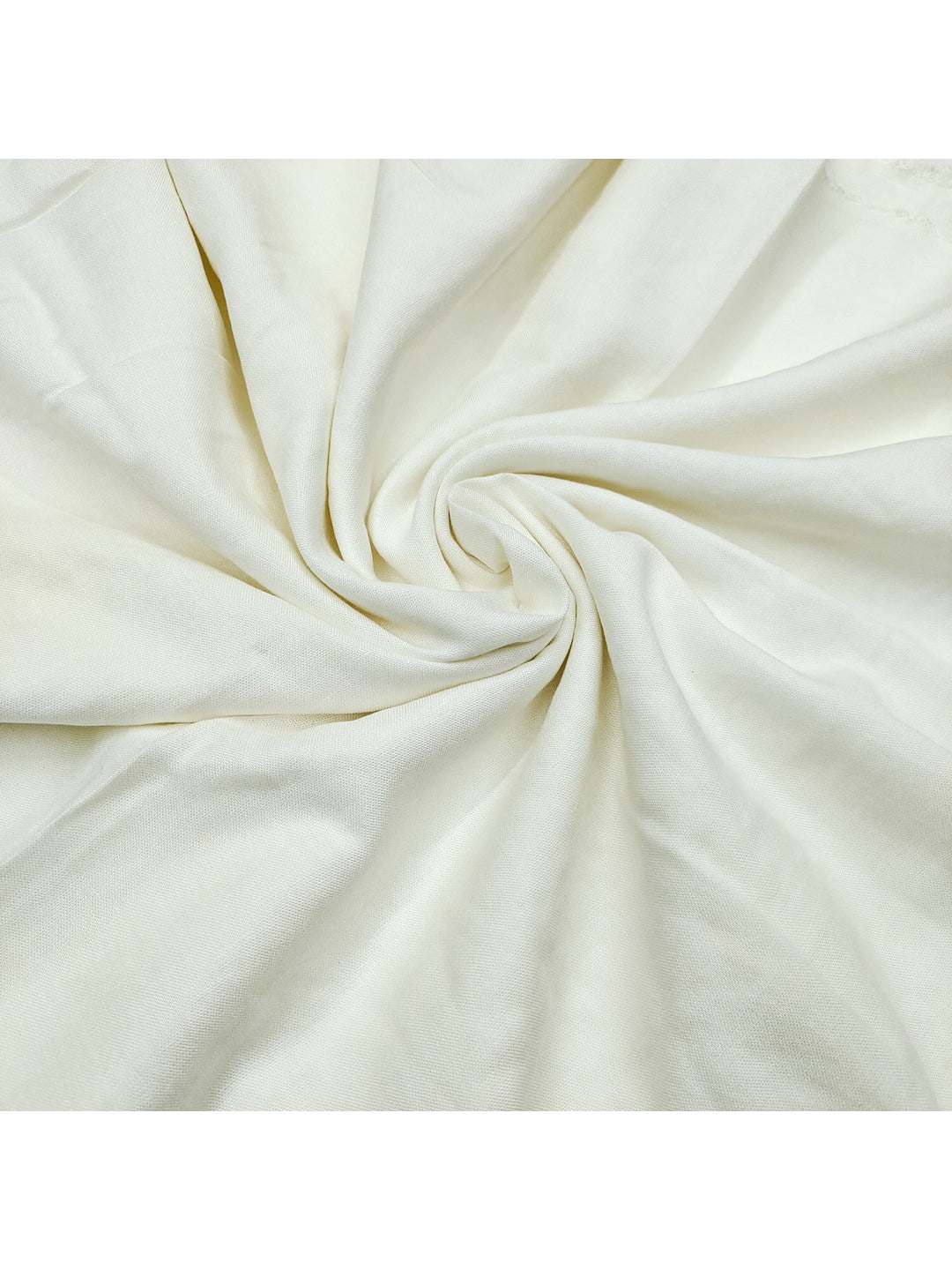 Peachmode Off White Jam Cotton Dress Material with Embroidered Dupatta - Image 6