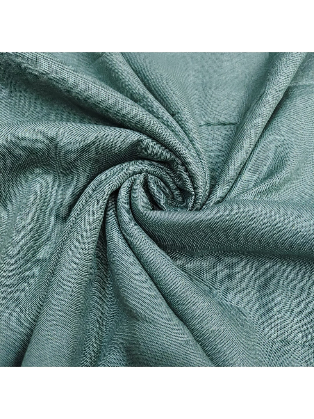 Peachmode Sea Green Pure Cotton Lilian Dress Material with Embroidered Dupatta - Image 6