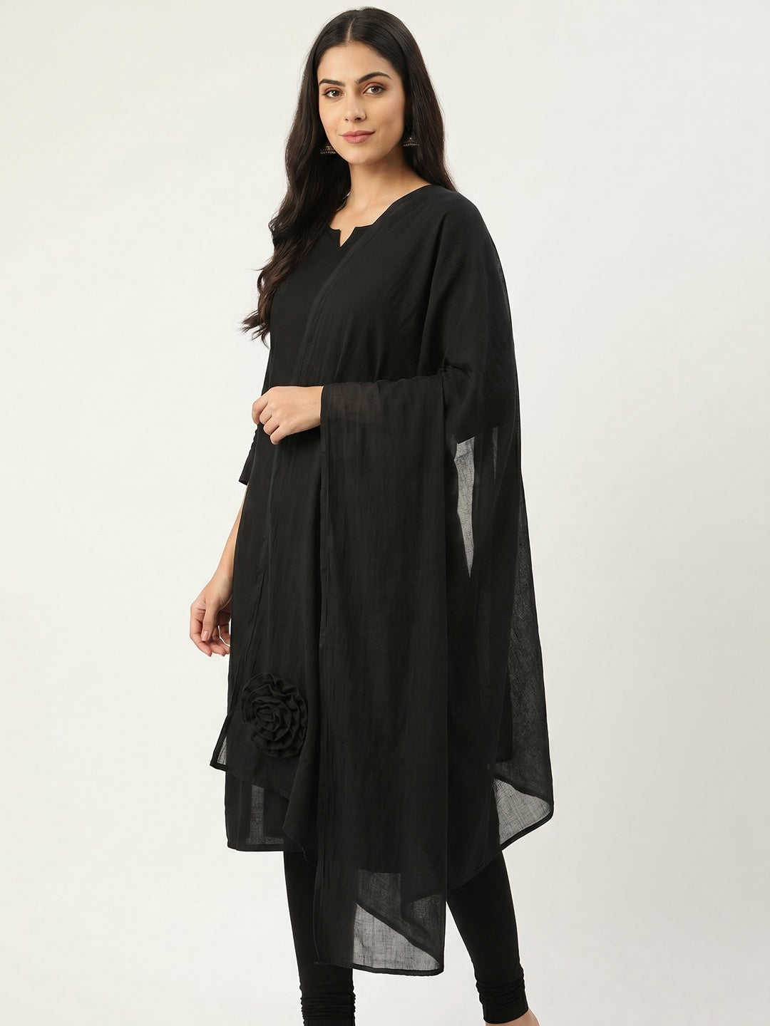 DUPATTA-149-BLACK - Image 1