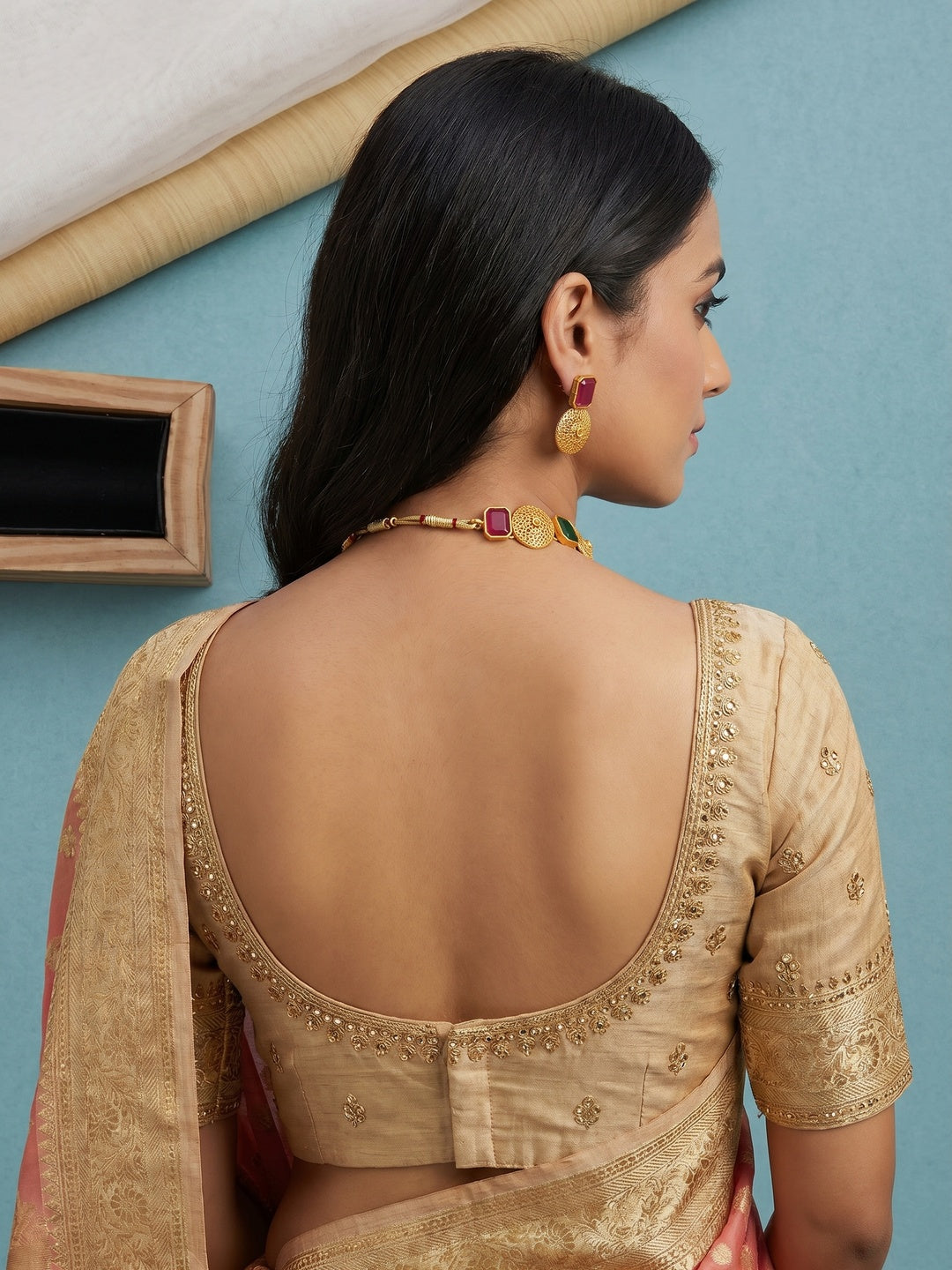 Gold Plated Alloy Choker Set - Image 2
