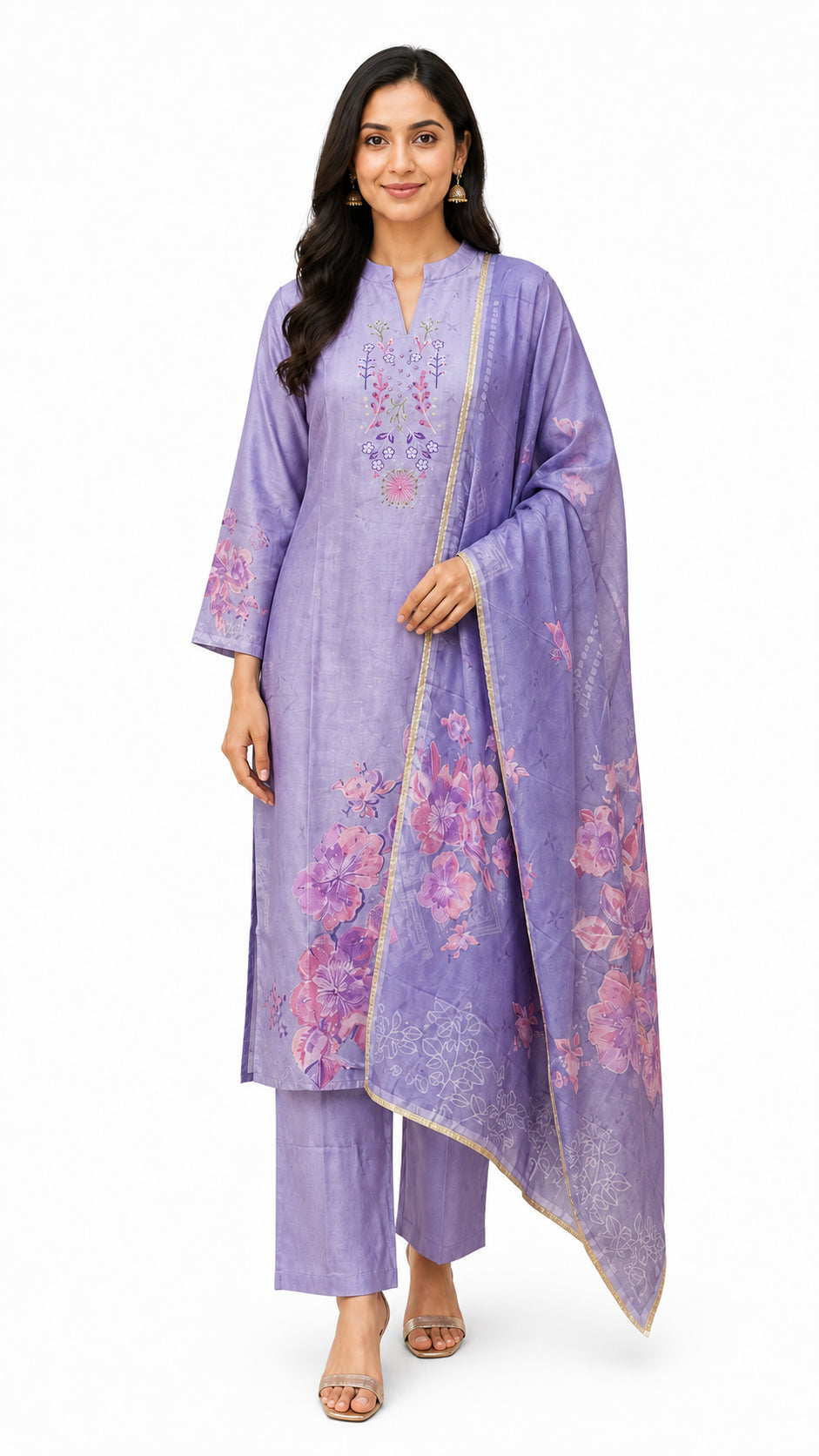 AARD-3415-LAVENDER white-background model view