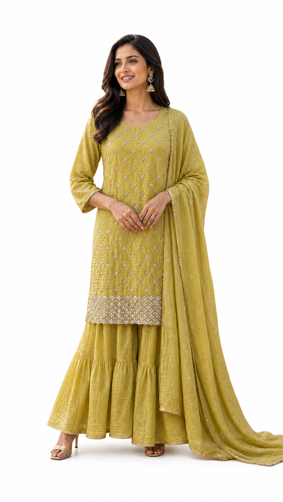 AARD-3725-YELLOW white-background model view