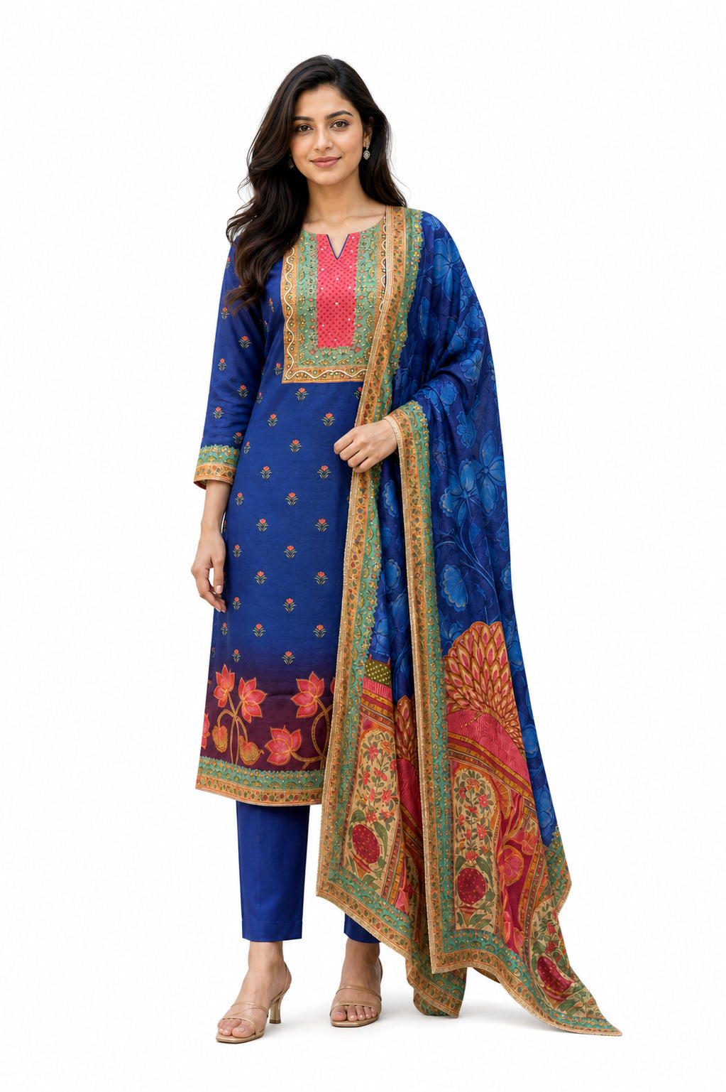 AARD-3872-BLUE white-background model view