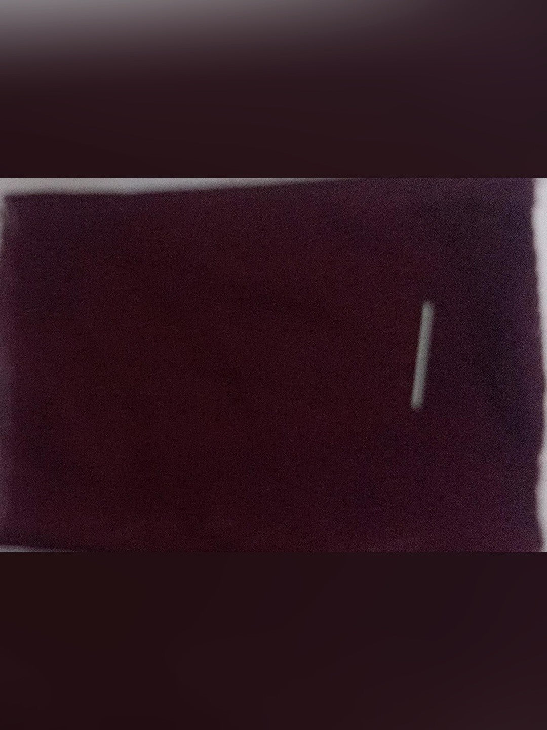 Wine Solid Poly Chinon Straight Top - Image 1