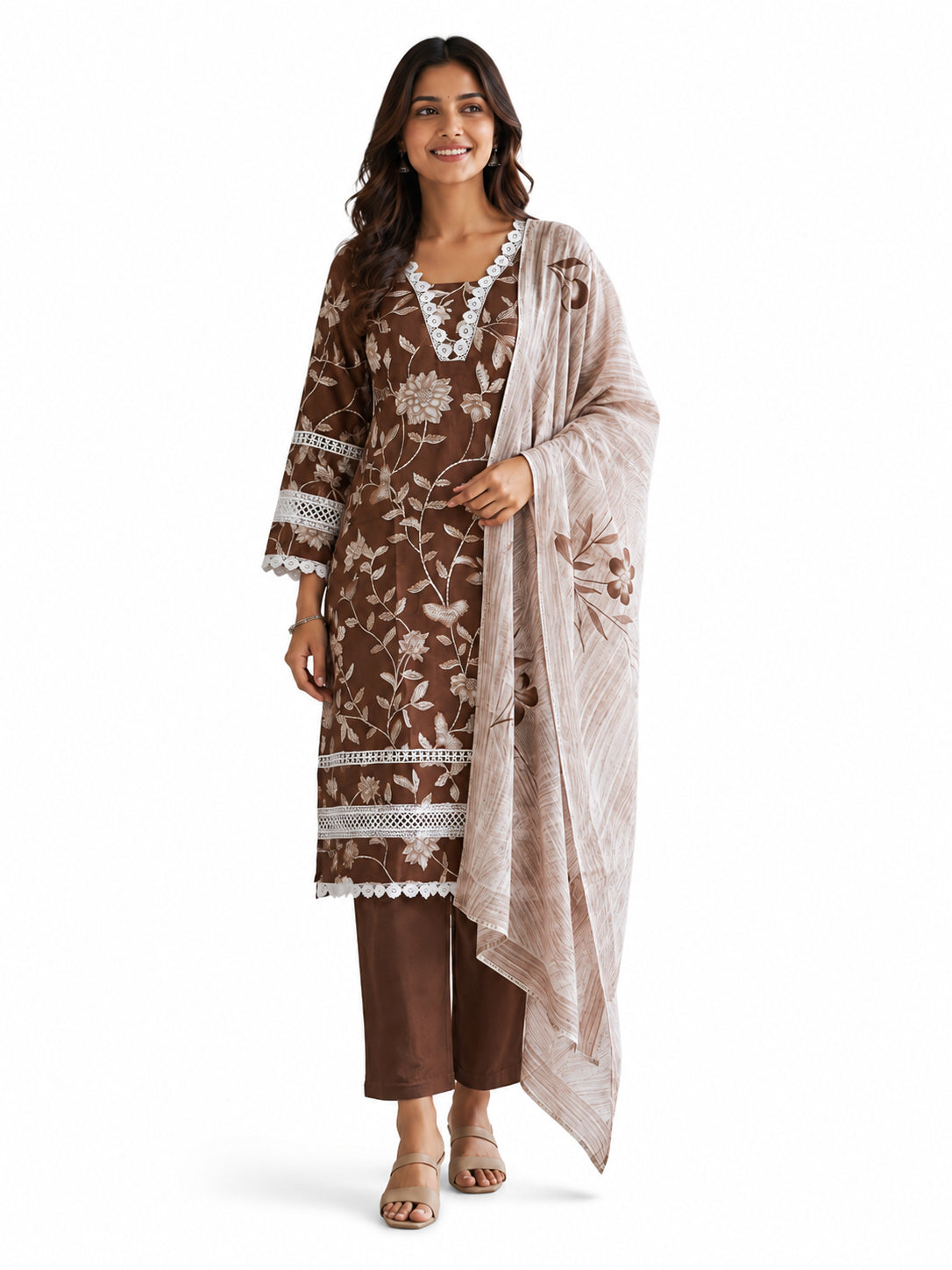 AARD-RP8006-BROWN white-background model view