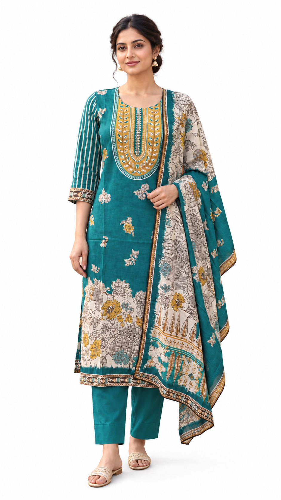 AARD-3822-TEAL white-background model view