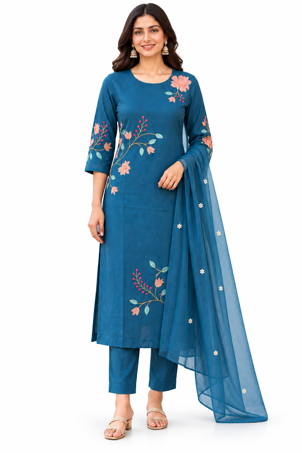 AARD-BNSL0019-TEAL white-background model view