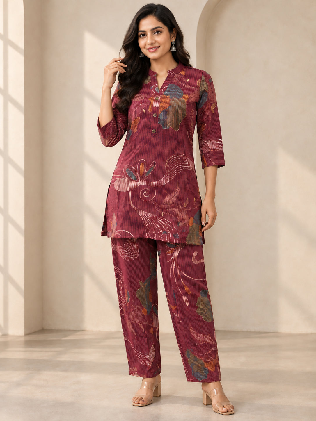 AARD-4132-MAROON - Image 1