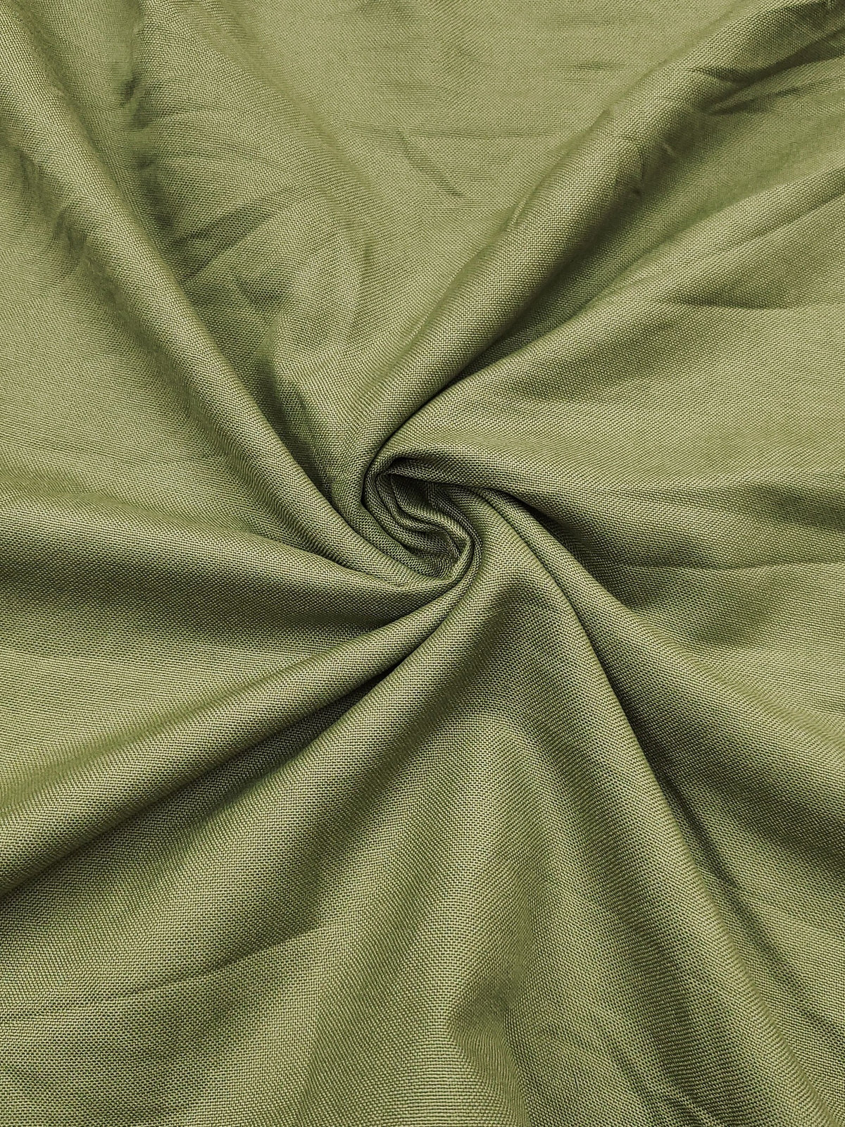 Peachmode Green Floral Viscose Unstitched Dress Material - Image 5