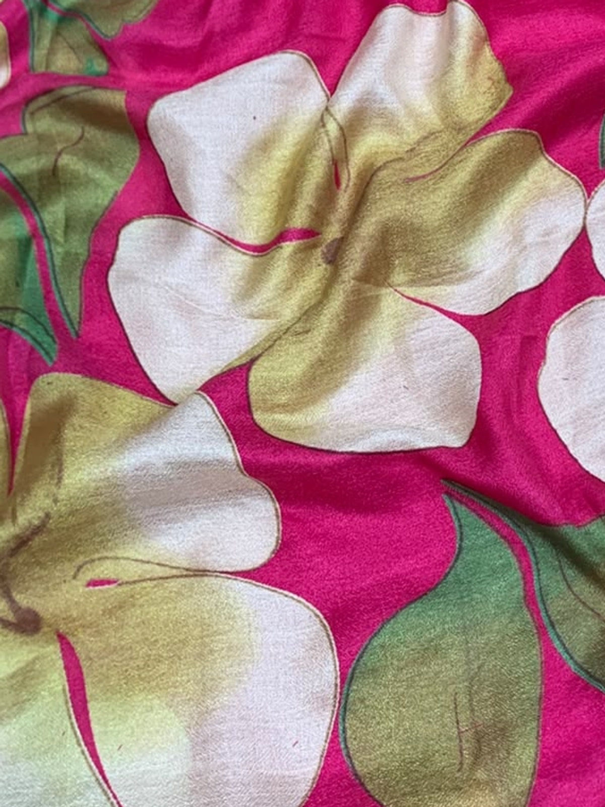 Peachmode Pink Marshmallow Saree With 3D Floral Print And Woven Jacquard Border - Image 5