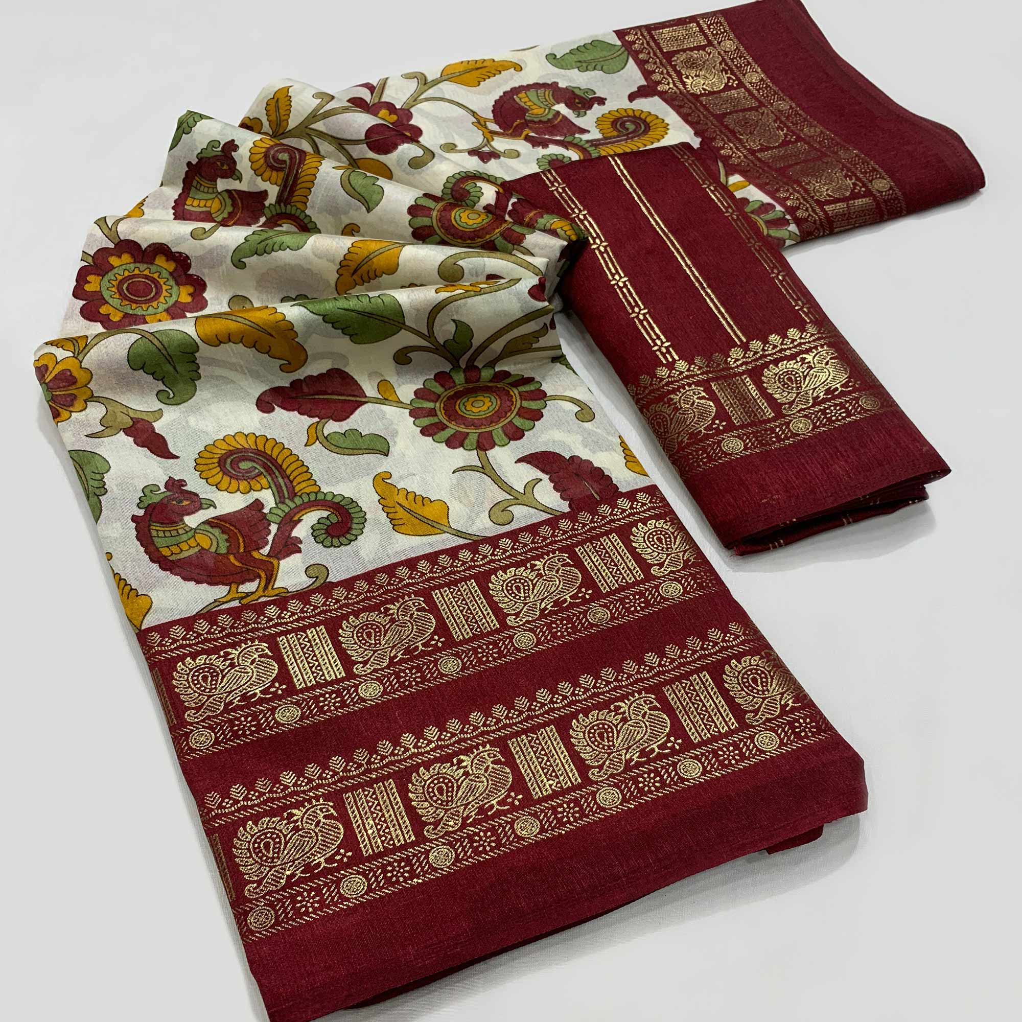 ARSA-KALMKARI2-MAROON