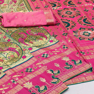 Olive Cotton Silk Saree Adorned with Elegant Swarovski Work and Fine Woven Detailing