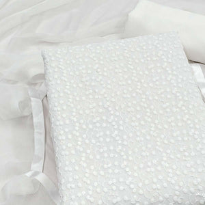 Stylish White Thread Embroidered With Sequins Work Georgette Dress Material For Ethnic Styling