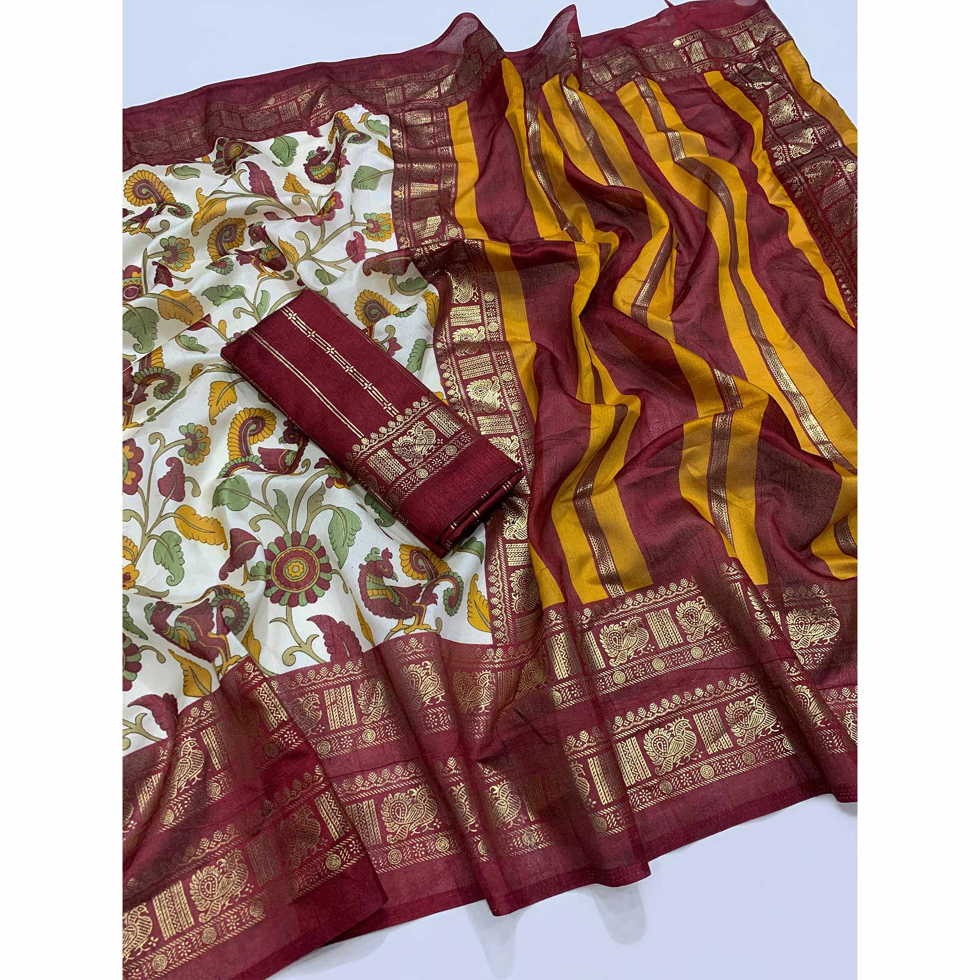 ARSA-KALMKARI2-MAROON