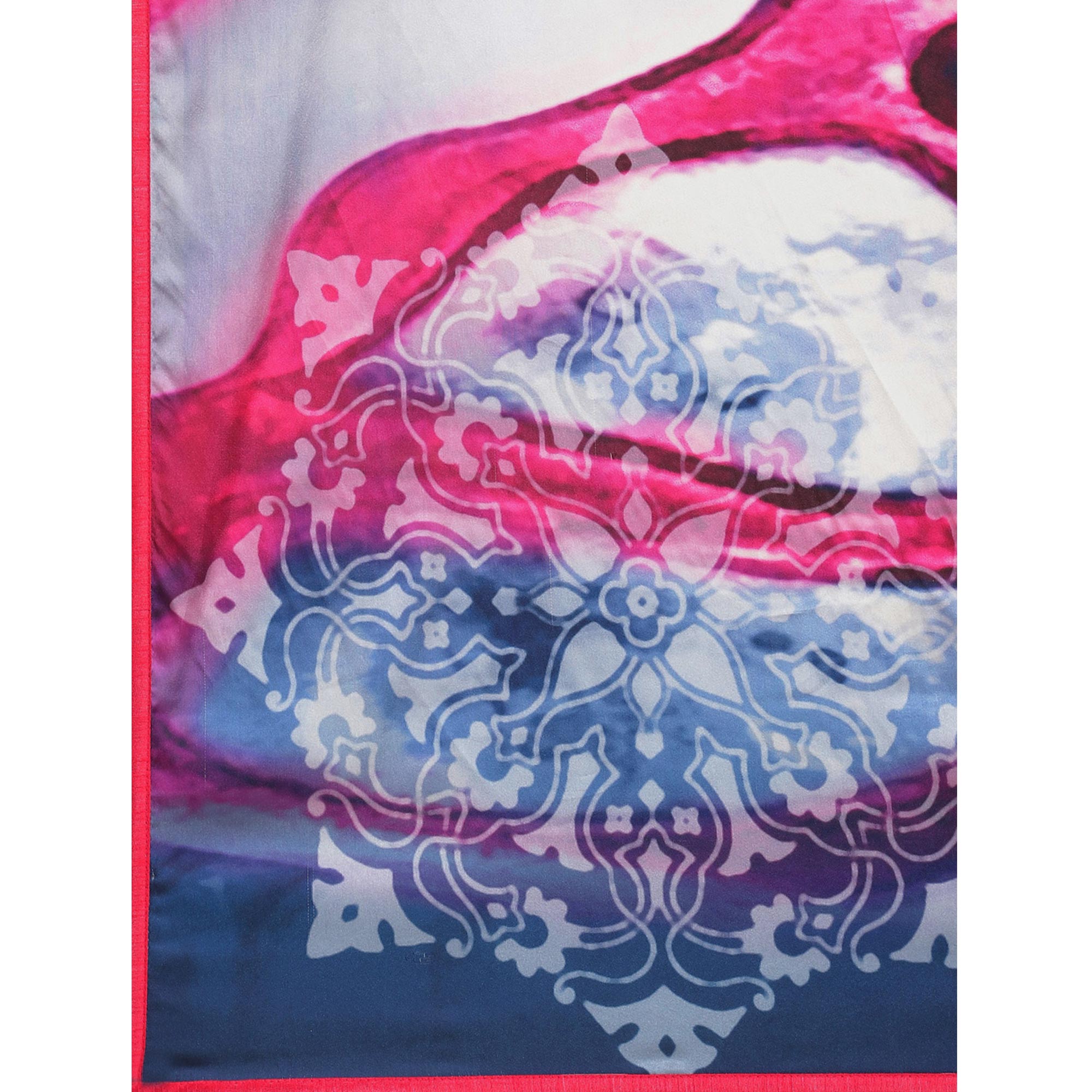 Multicolor Printed Pure Silk Saree