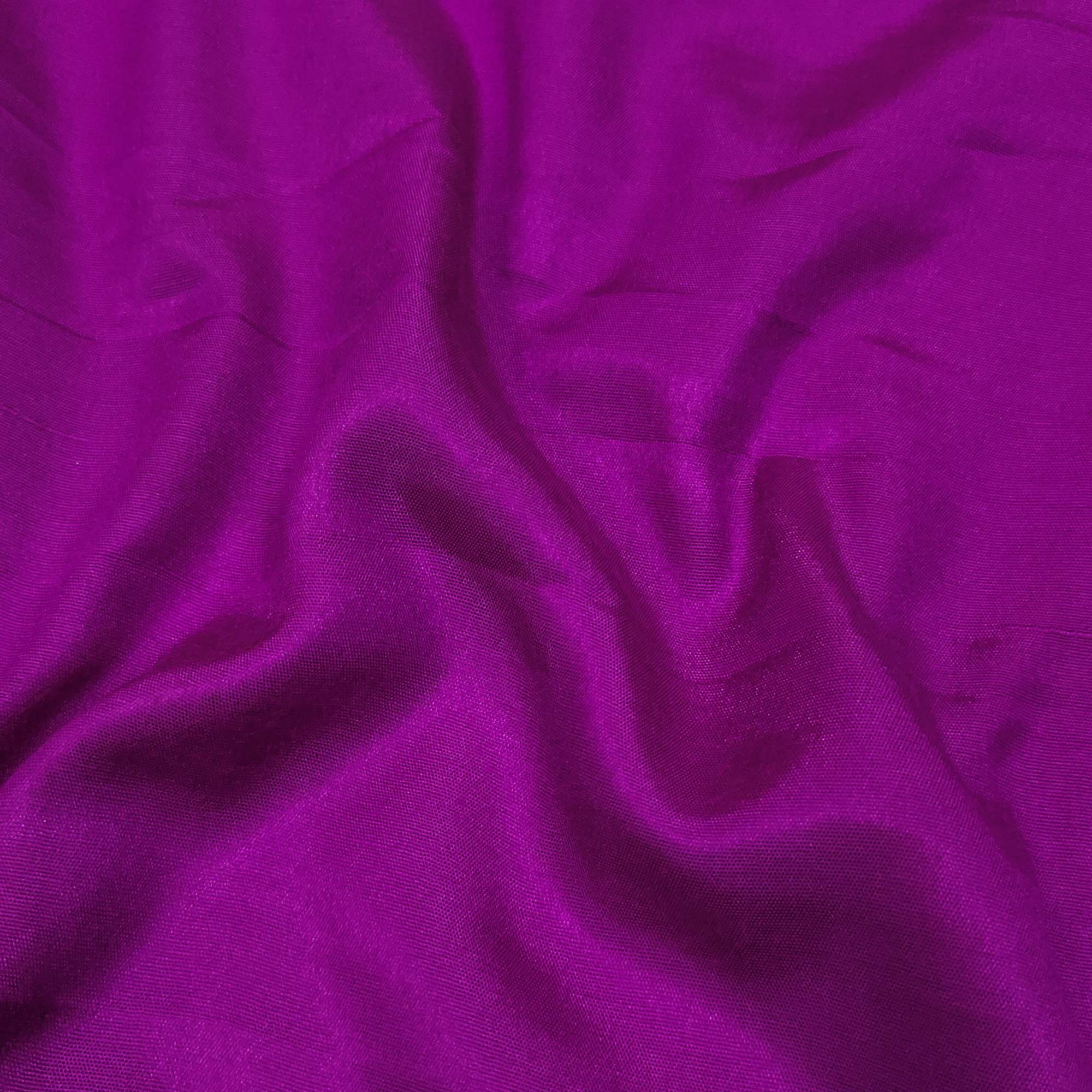 Purple Floral Printed With Embroidered Organza Dress Material