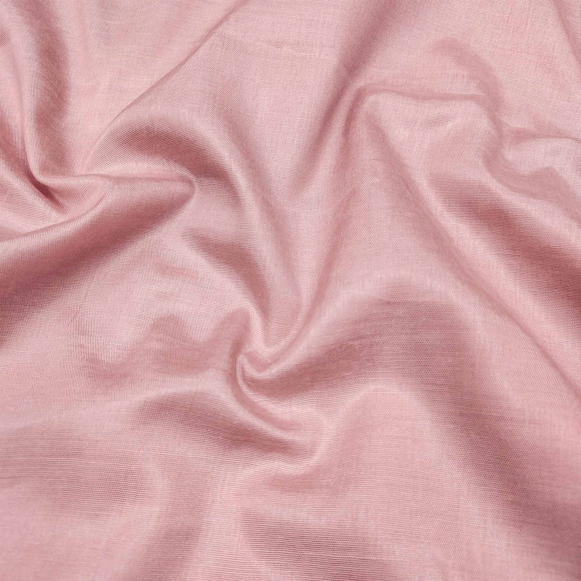 Peach Sequins Embroidered Organza Dress Material