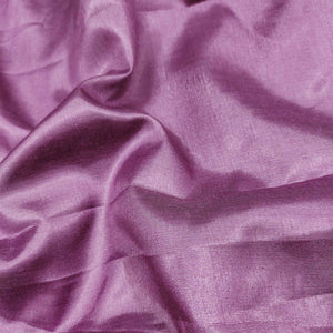 Purple Sequins Embroidered Organza Dress Material