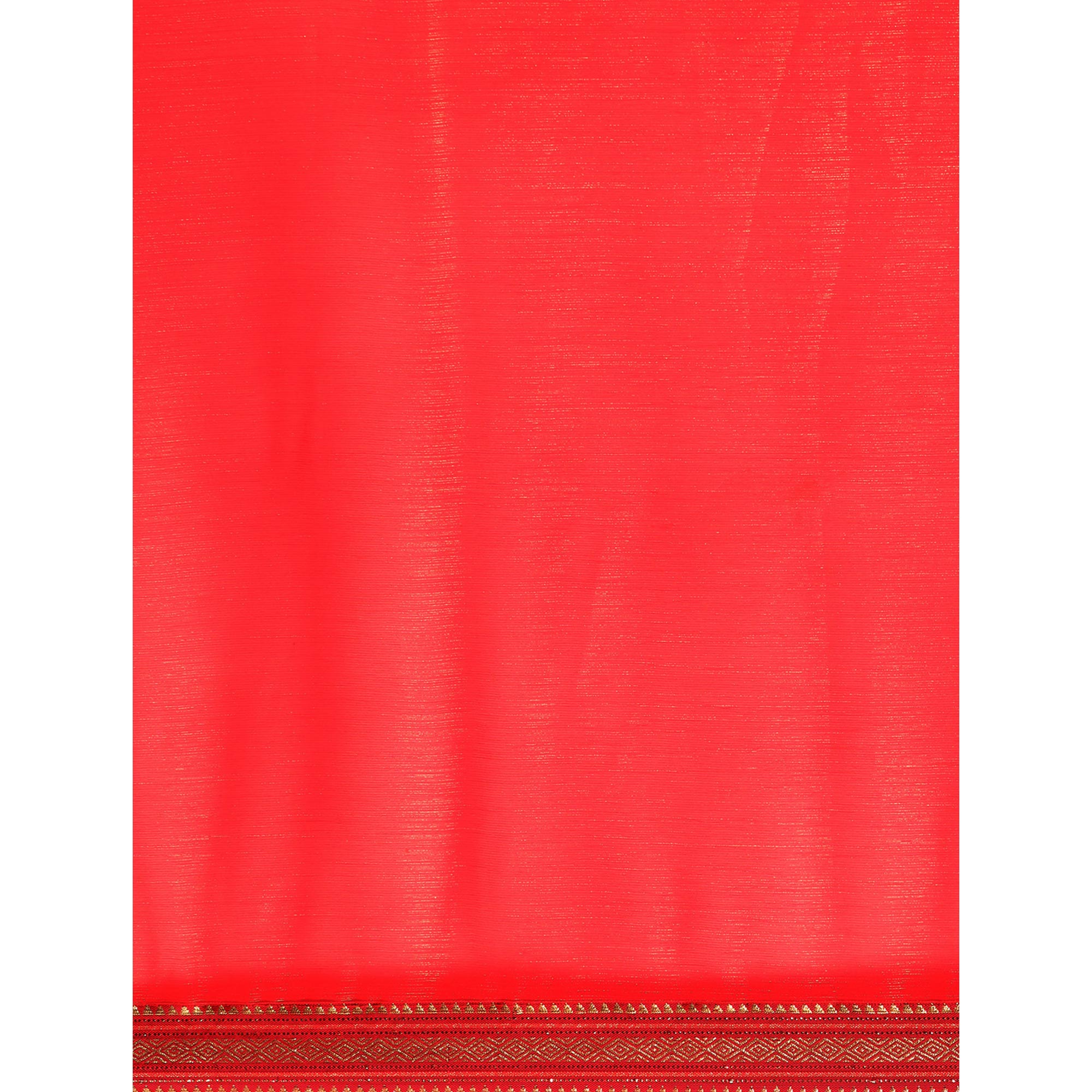 Pink Solid With Woven Border Chiffon Saree With Tassels