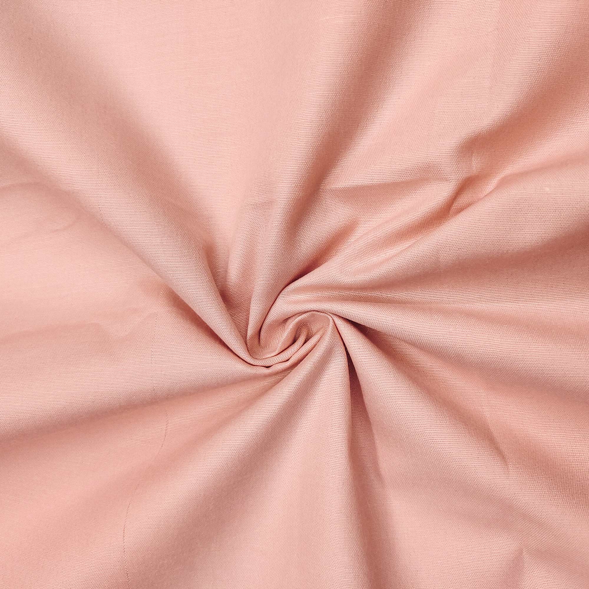 Peach Woven With Digital Printed Organza Dress Material