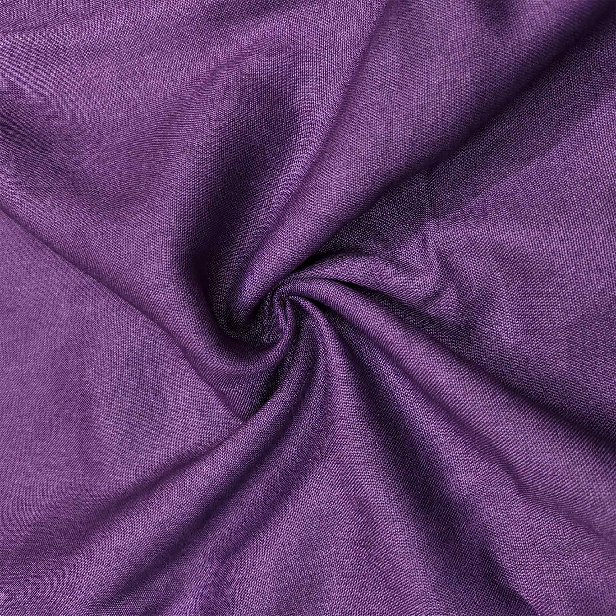 Purple Digital Printed With Hand Embroidered Muslin Dress Material