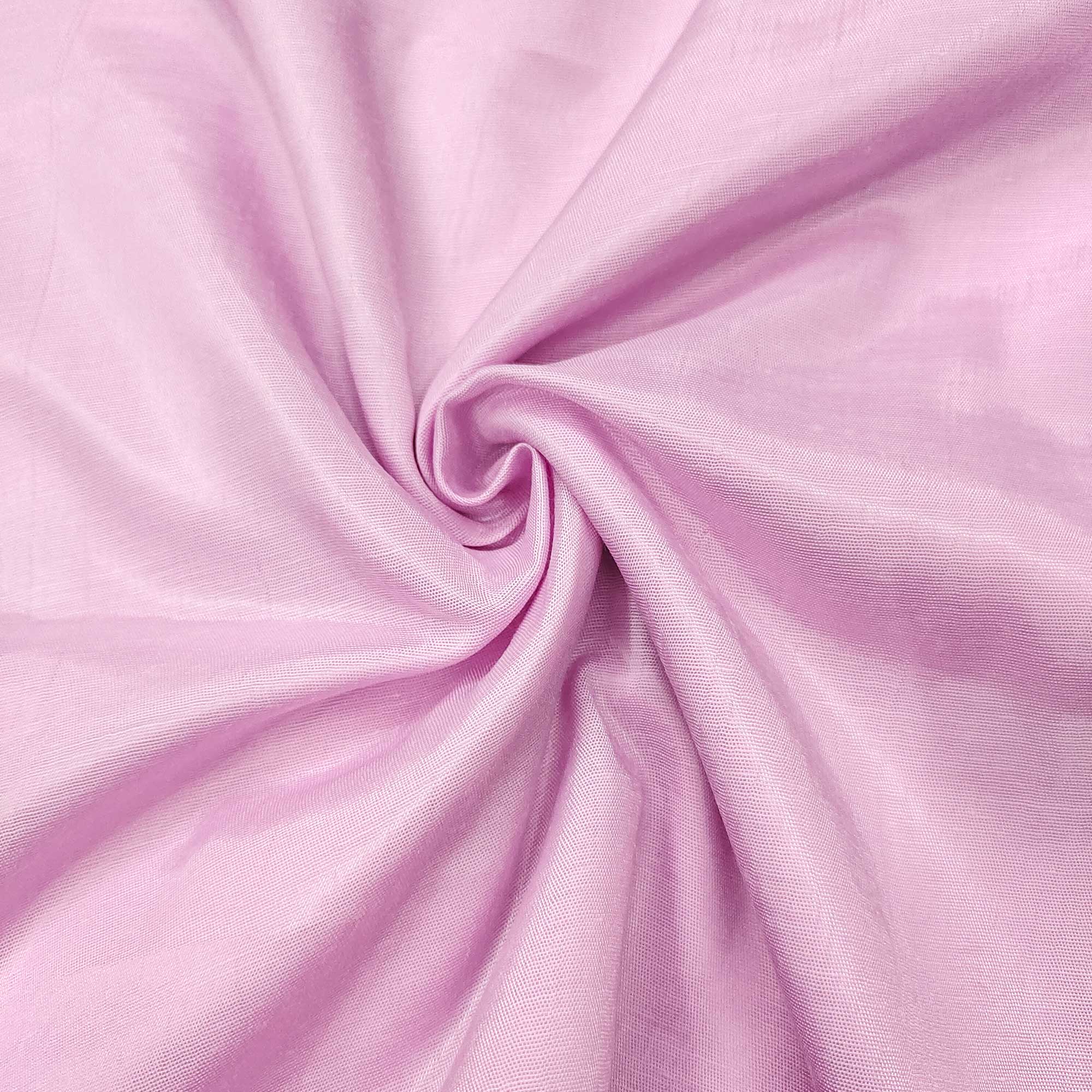 Pink Floral Printed With Hand Embroidery Chanderi Dress Material