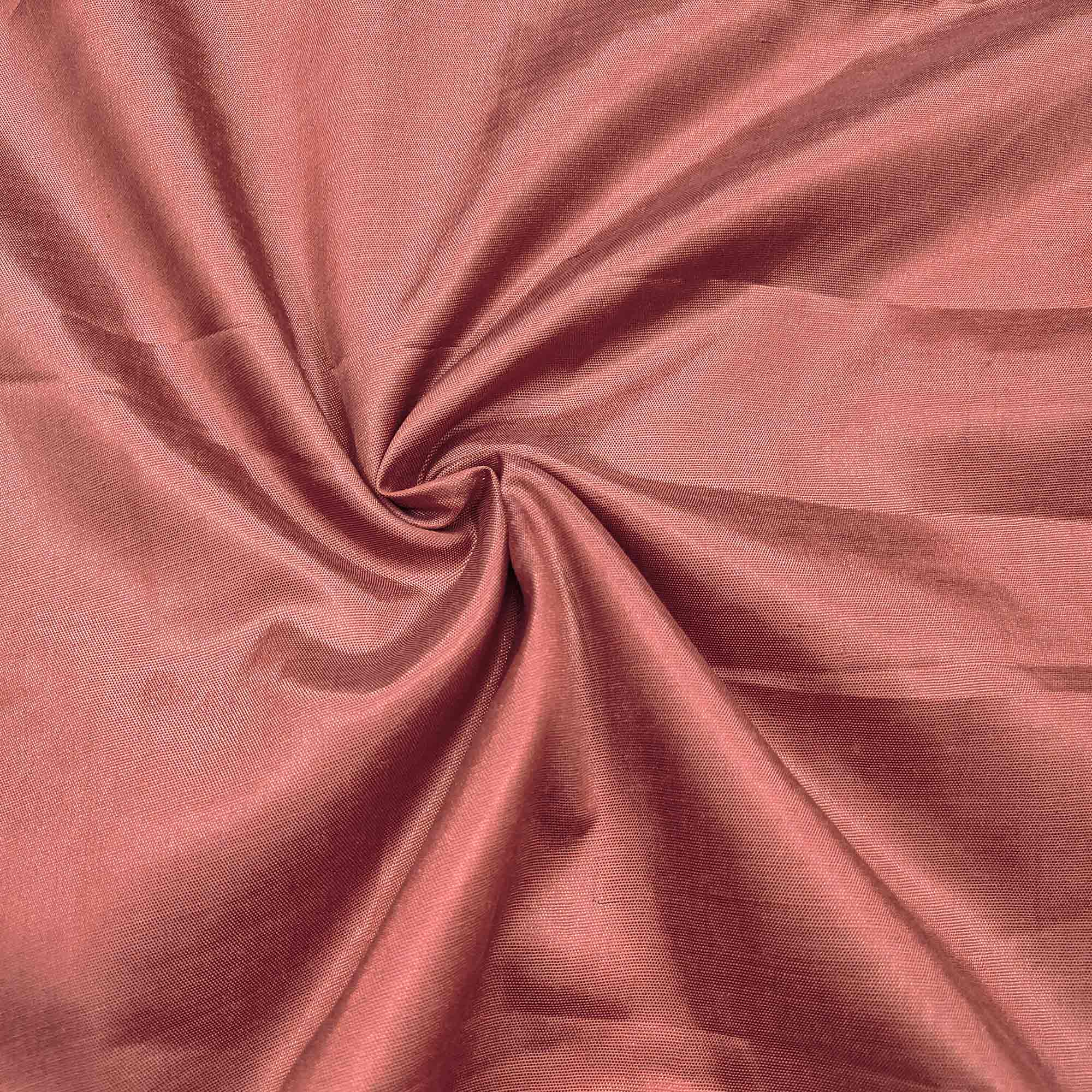 Peach Sequins Hand Embroidery Organza Dress Material