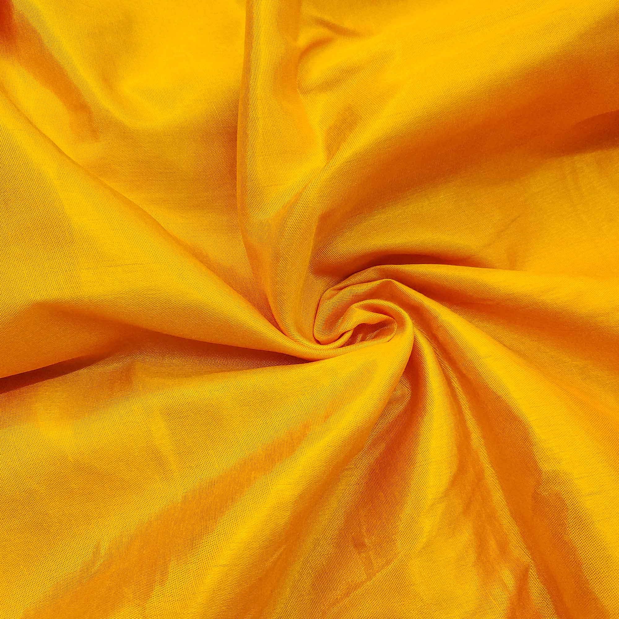 Yellow Printed With Hand Embroidered Chanderi Silk Dress Material