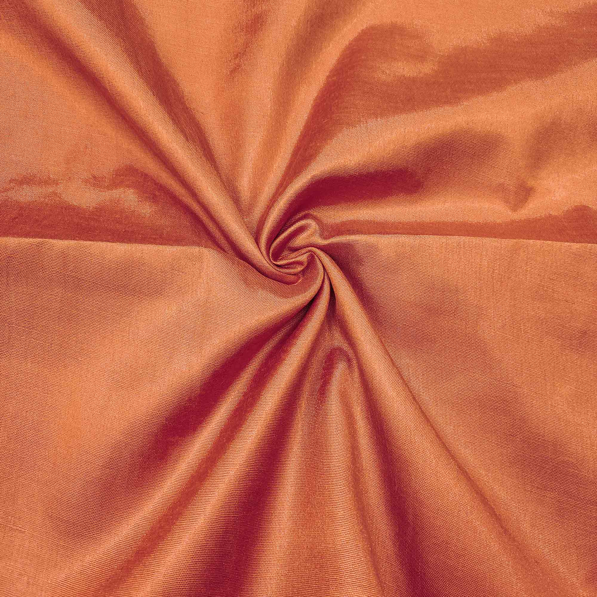 Orange Floral Sequins Embroidery With Printed Organza Dress Material