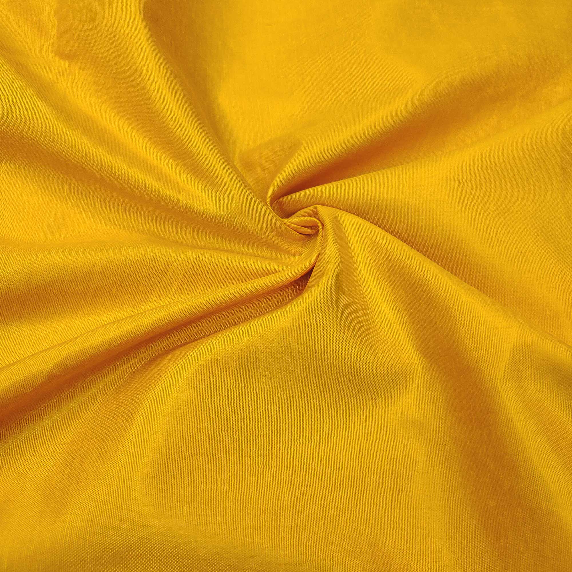 Mustard Floral Moti With Gota Patti Handwork Viscose Dress Material