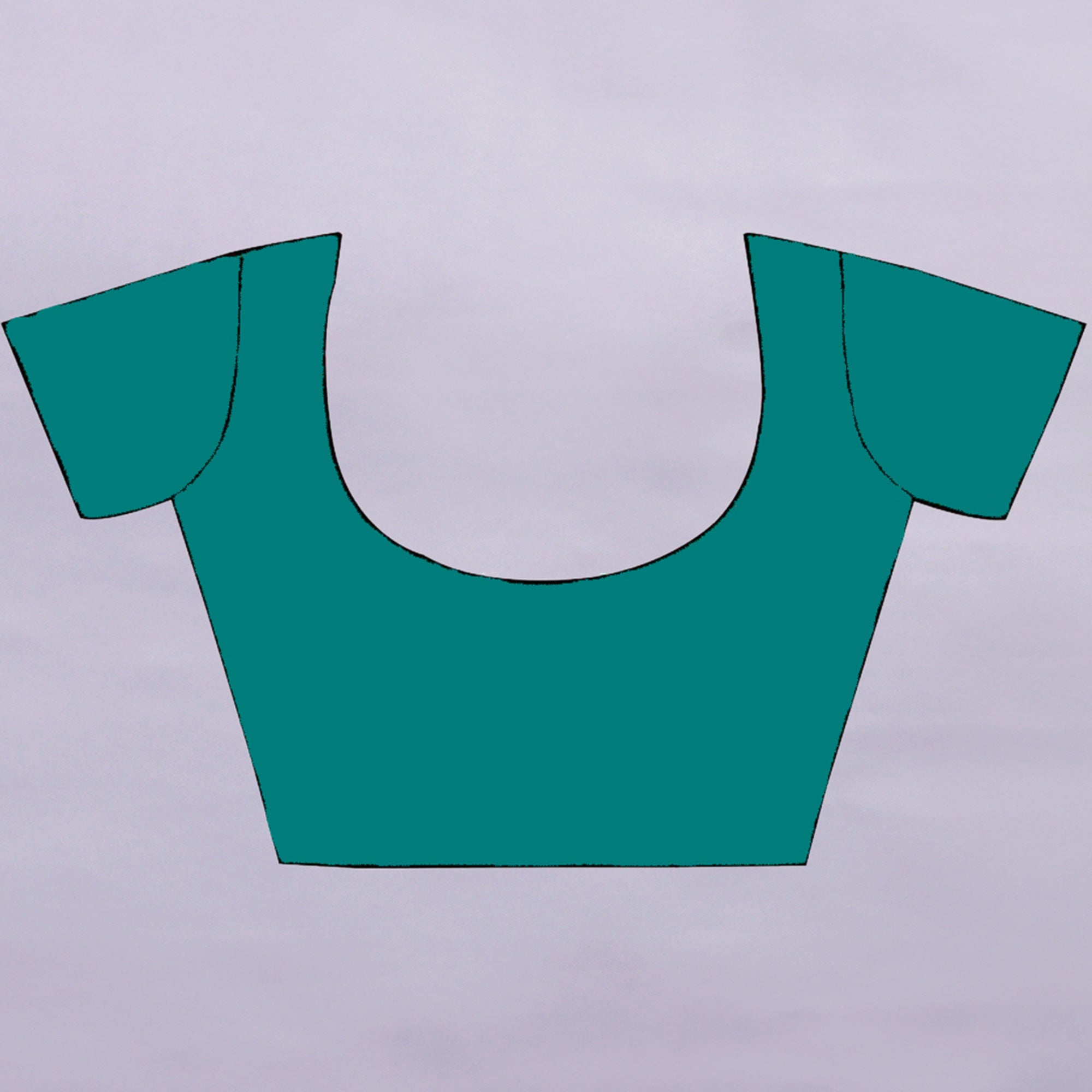 Green Floral Printed Georgette Saree