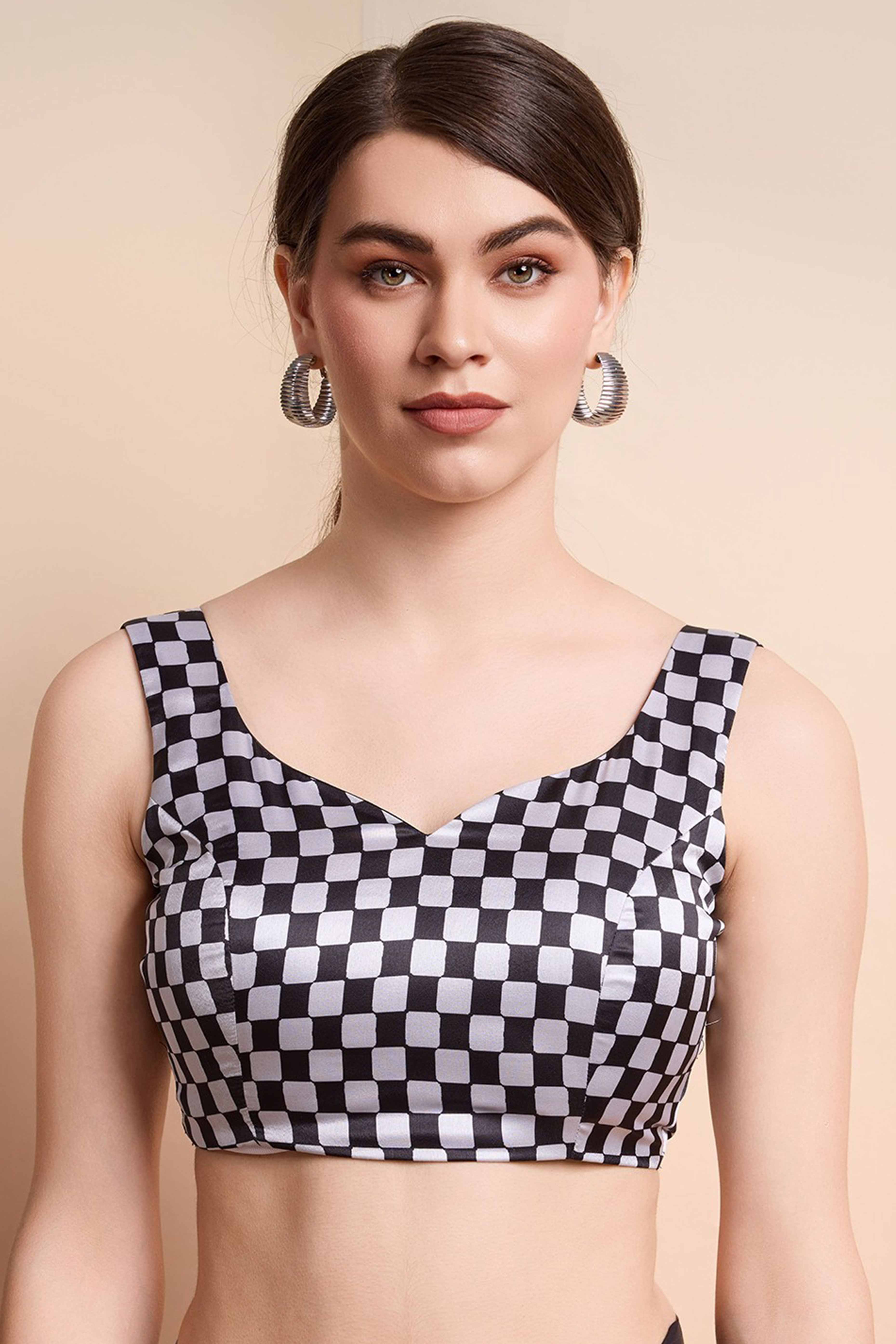 Black Moss Satin Saree With Exquisite Digital Print Artistry