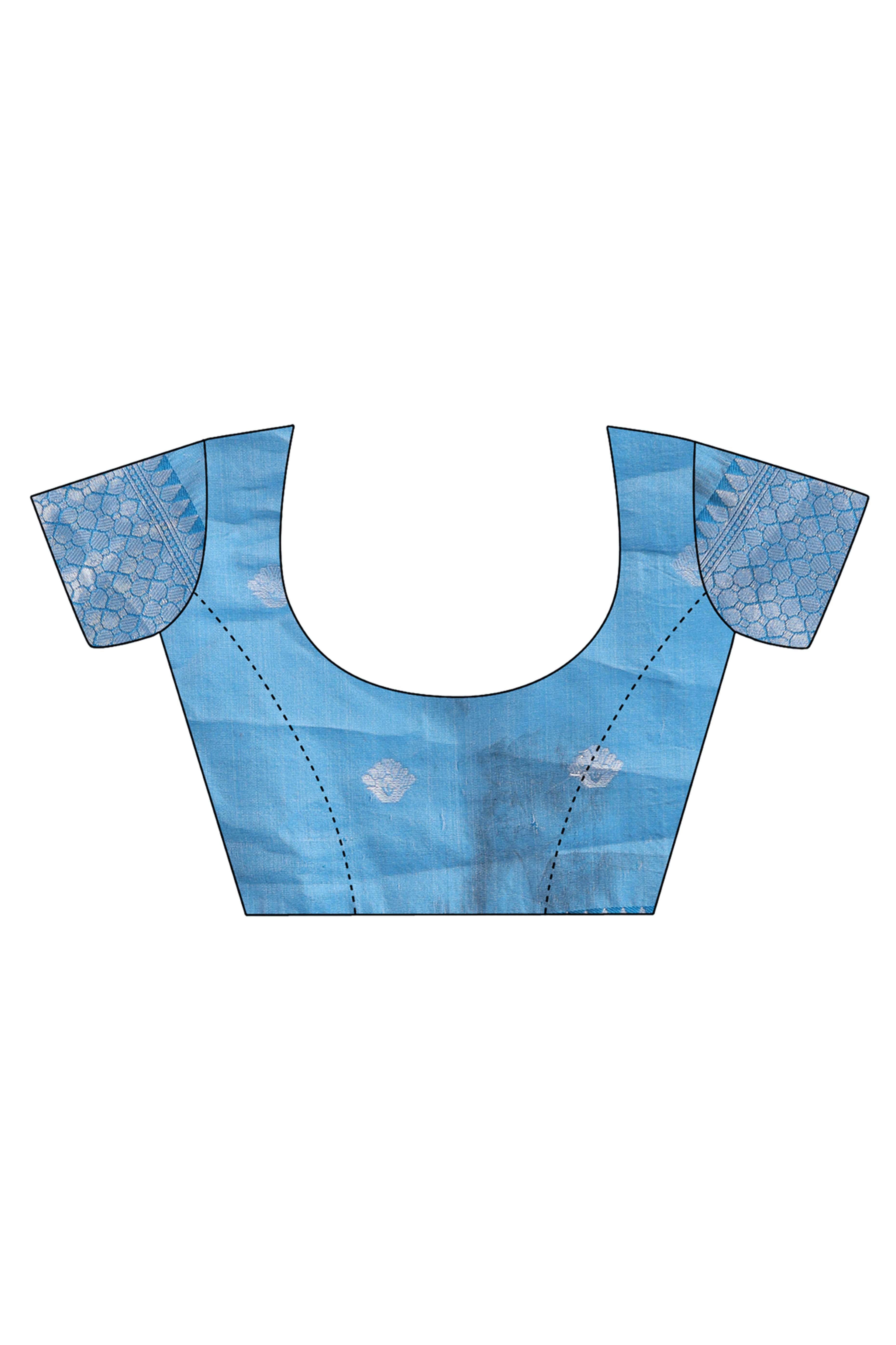 Luxurious Peach Zari Weaving Silk Blend Saree with Delicate Beauty