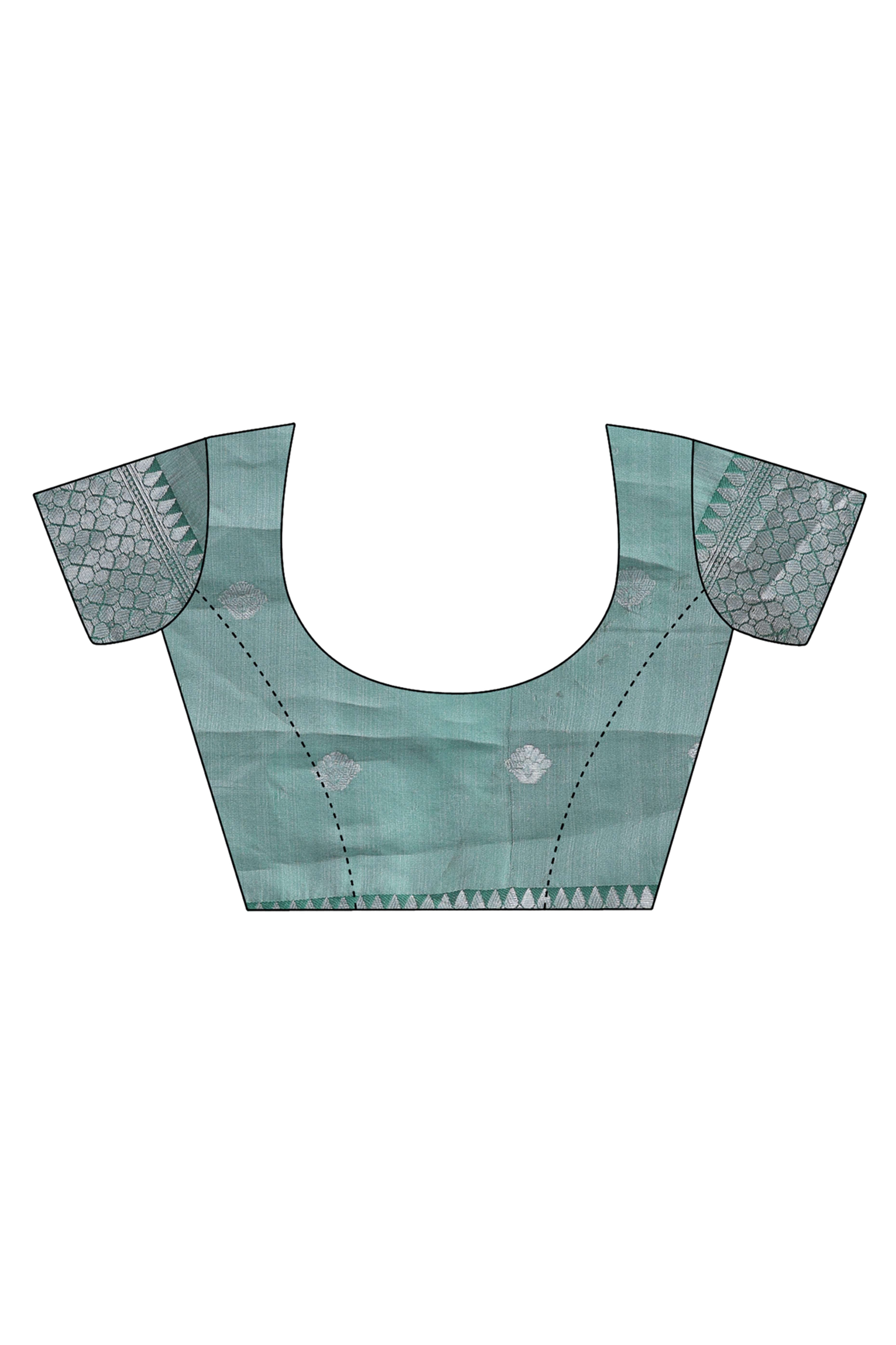 Elegant Cream Zari Weaving Silk Blend Saree with Timeless Sophistication