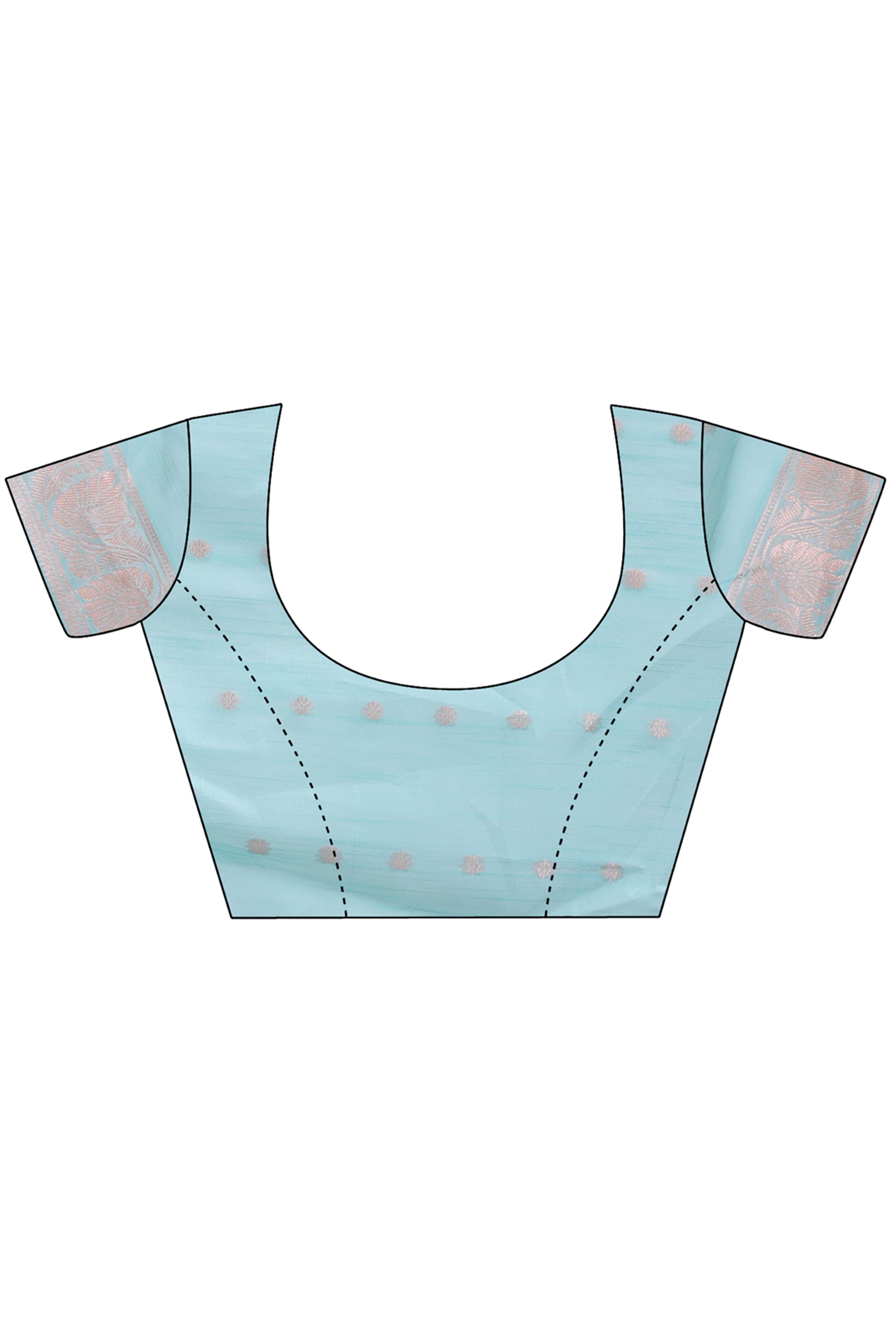 Sea Green Linen Cotton Saree with Lustrous Zari Borders and Elegant Tassel Accents