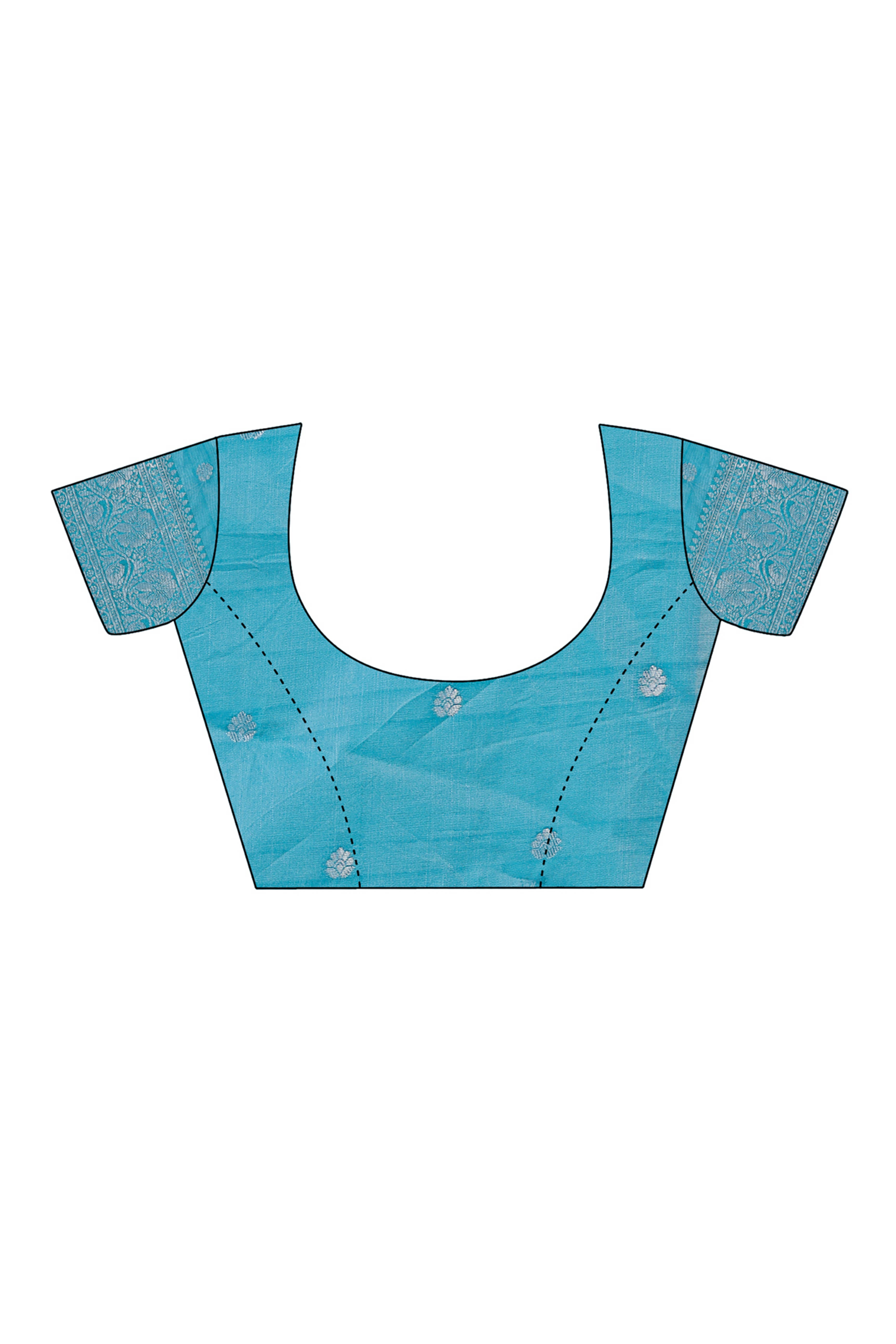 Pink Lichi Silk Blend Saree With Exquisite Floral Weaving & Graceful Tassel Details